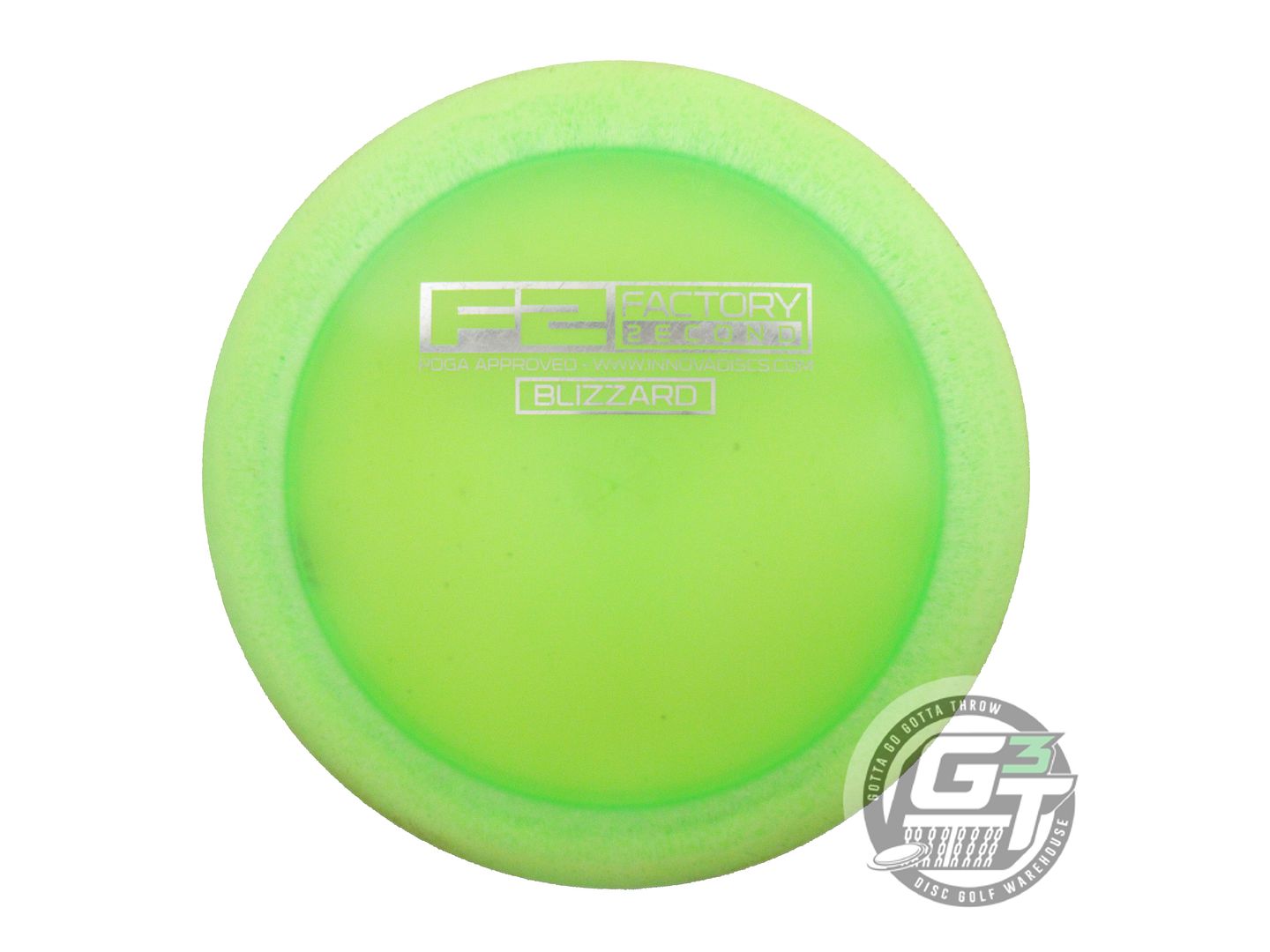 USED Innova X-OUT Blizzard Boss 137g Lime Distance Driver Golf Disc