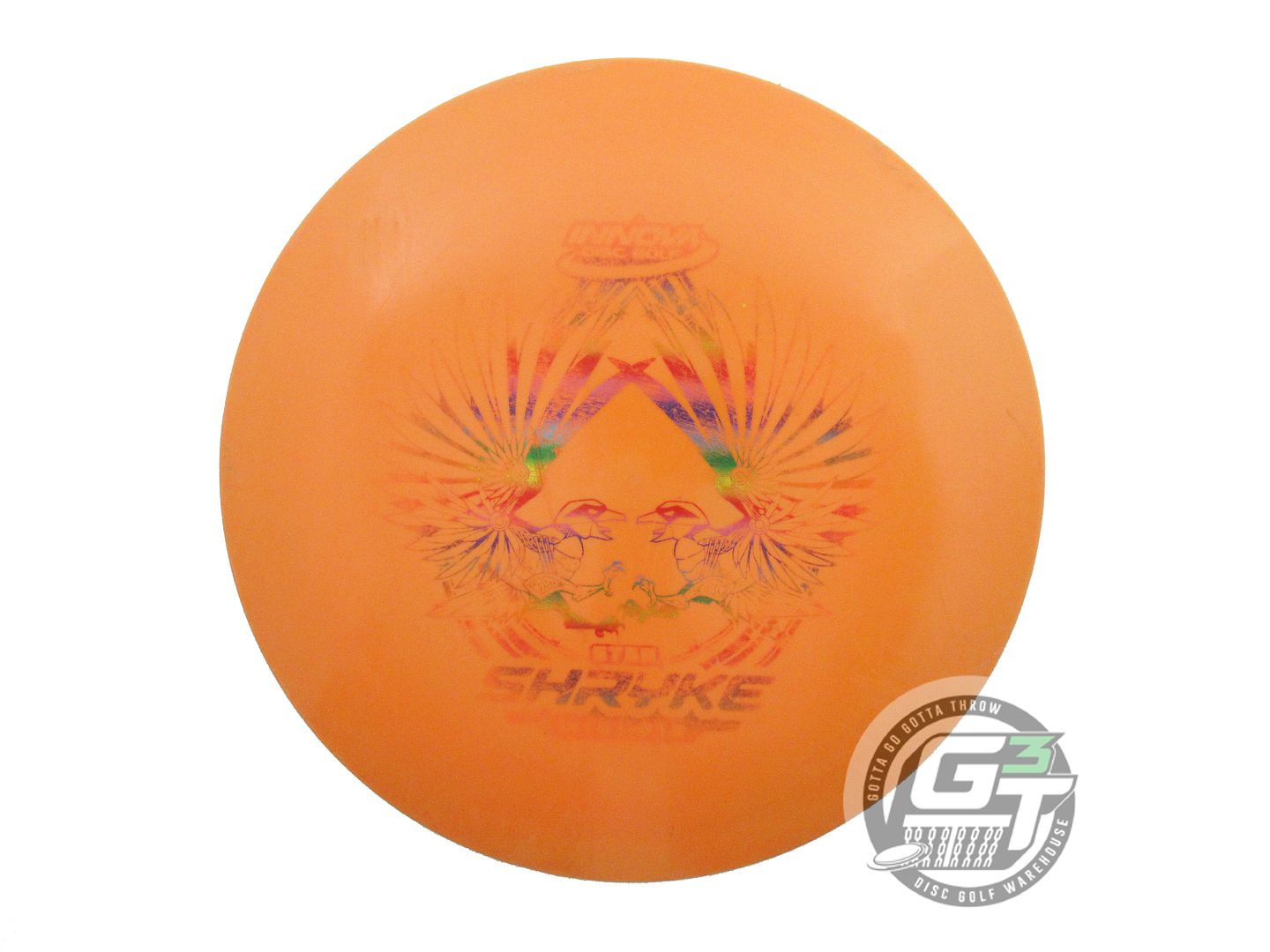 USED Innova Star Shryke 174g Orange Rainbow Foil Distance Driver Golf Disc