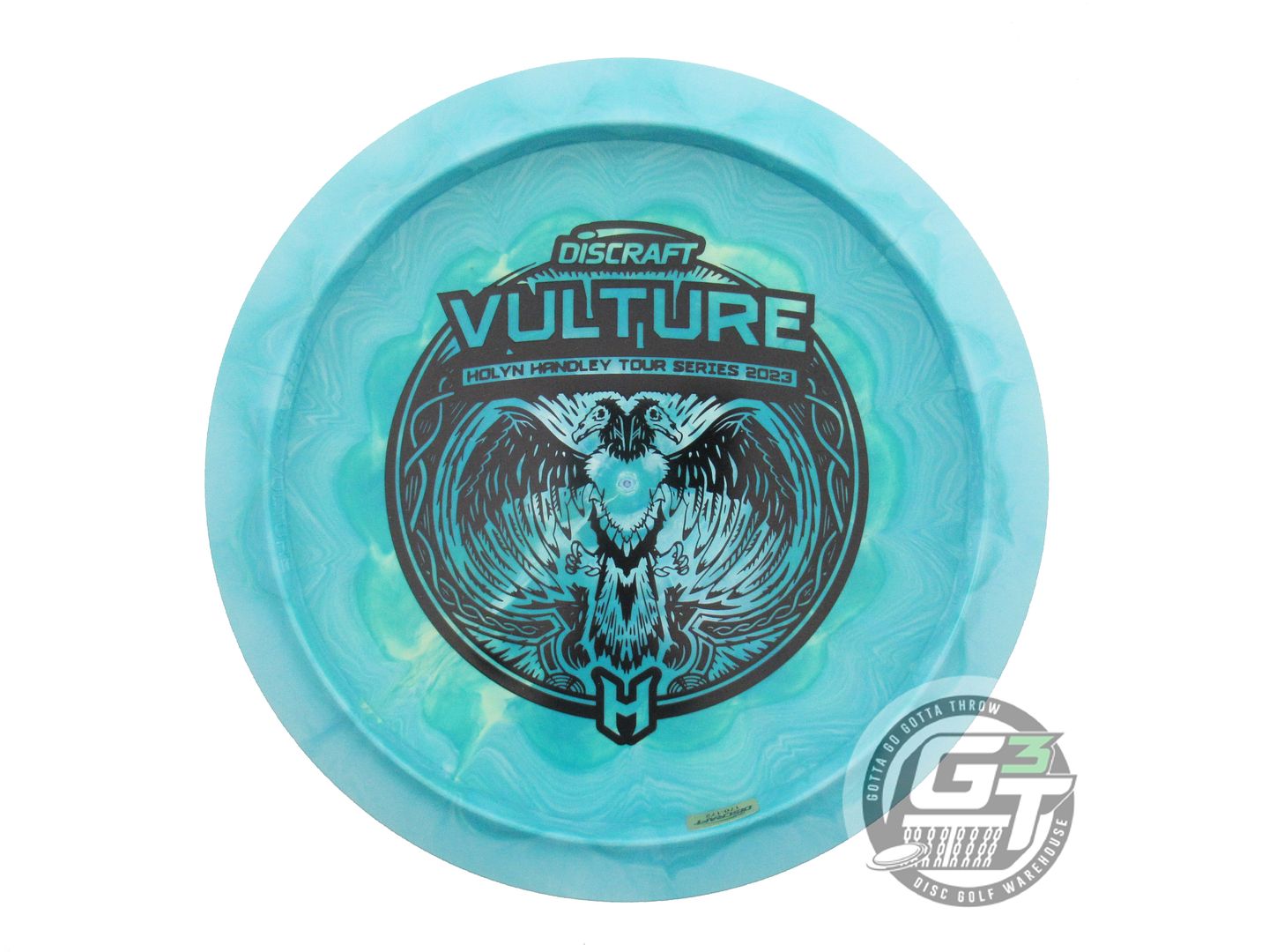 NOS Discraft [HANDLEY] Swirl ESP Vulture 173g Teal-Seafoam Driver Golf Disc