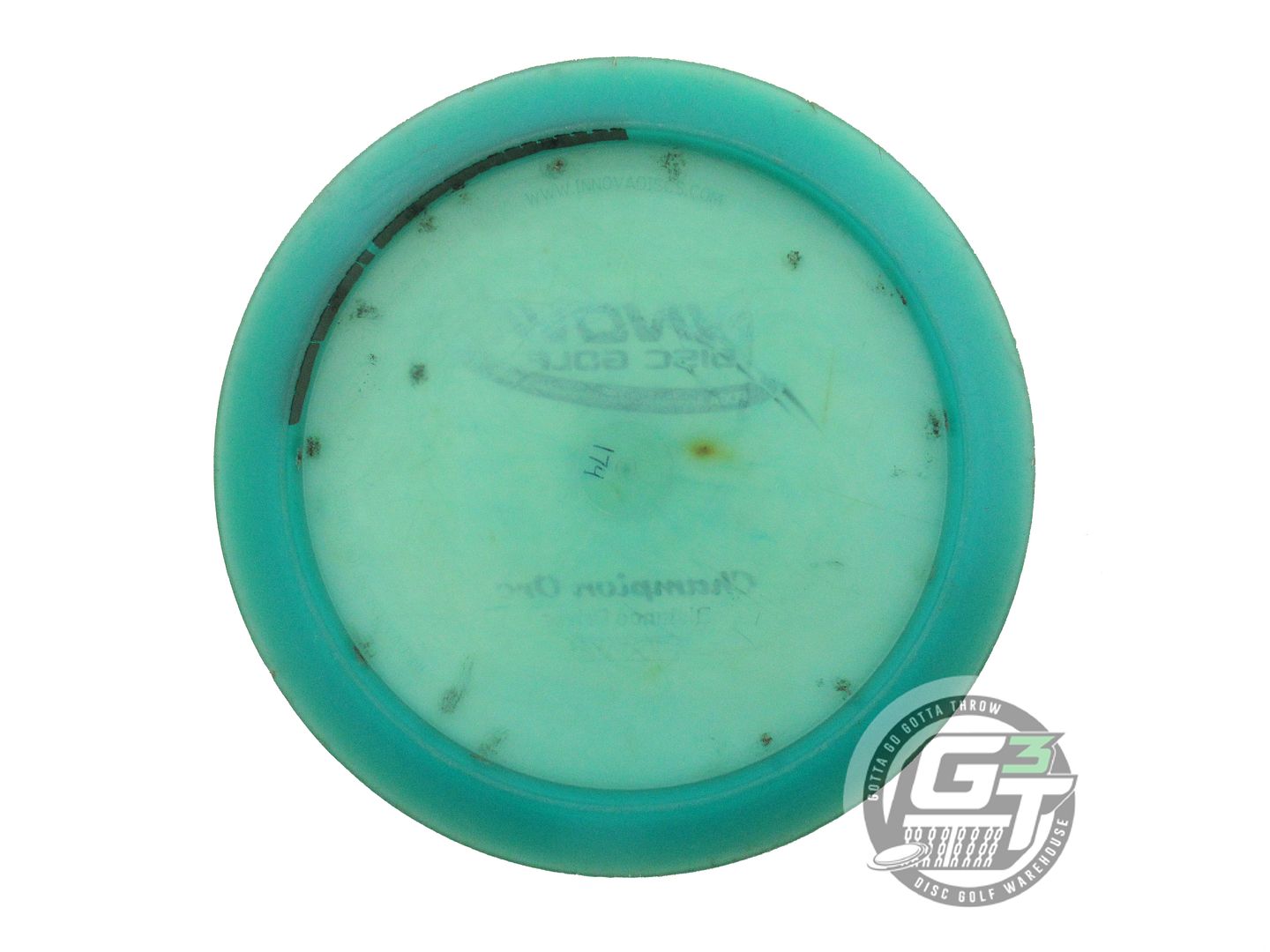 USED Innova Champion Orc 174g Teal Silver Foil Distance Driver Golf Disc