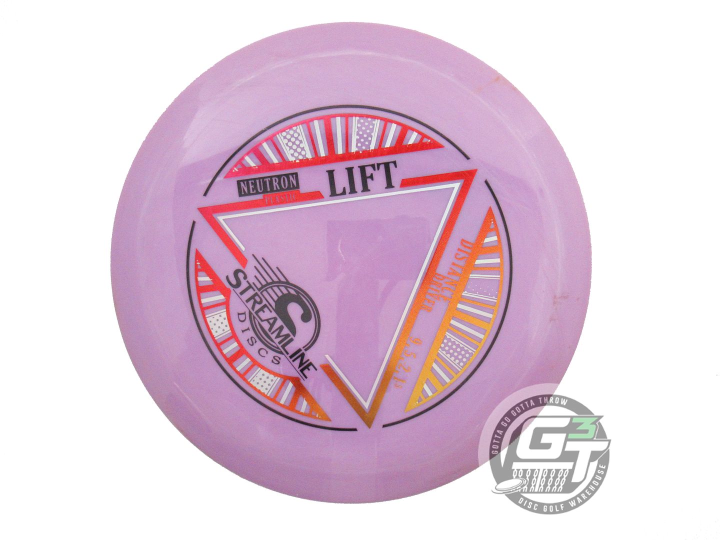 USED Streamline Discs Neutron Lift 176g Lilac Distance Driver Golf Disc