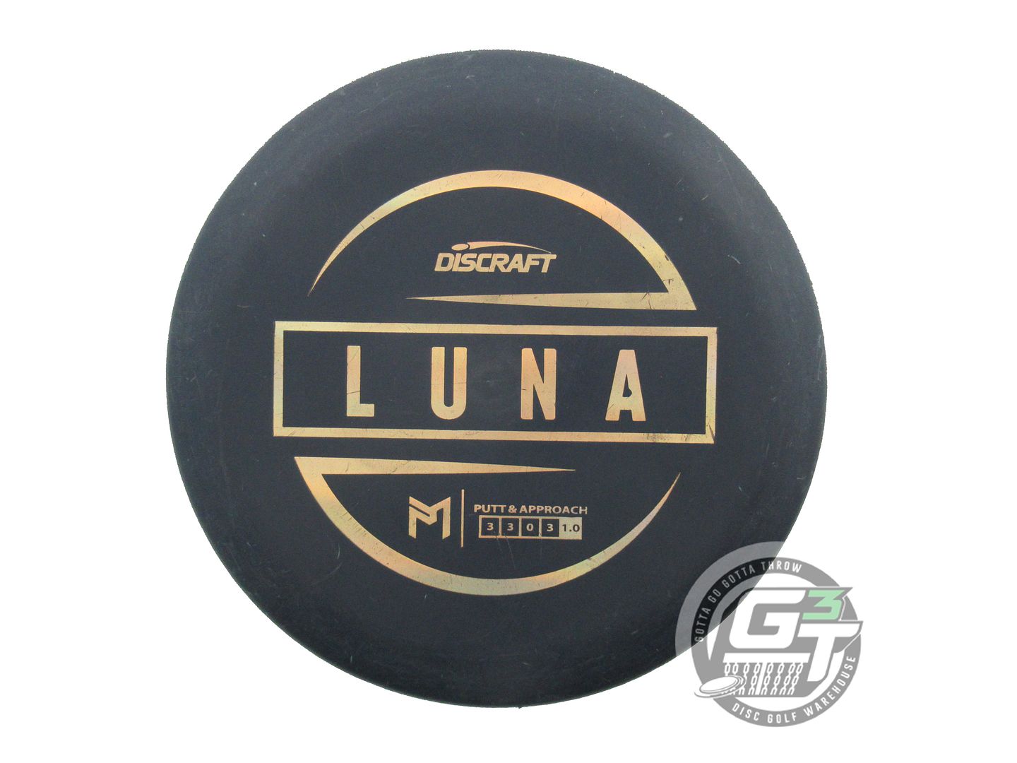 USED Discraft [McBETH] Jawbreaker Luna 174g Black Gold Holo A Putter Golf Disc