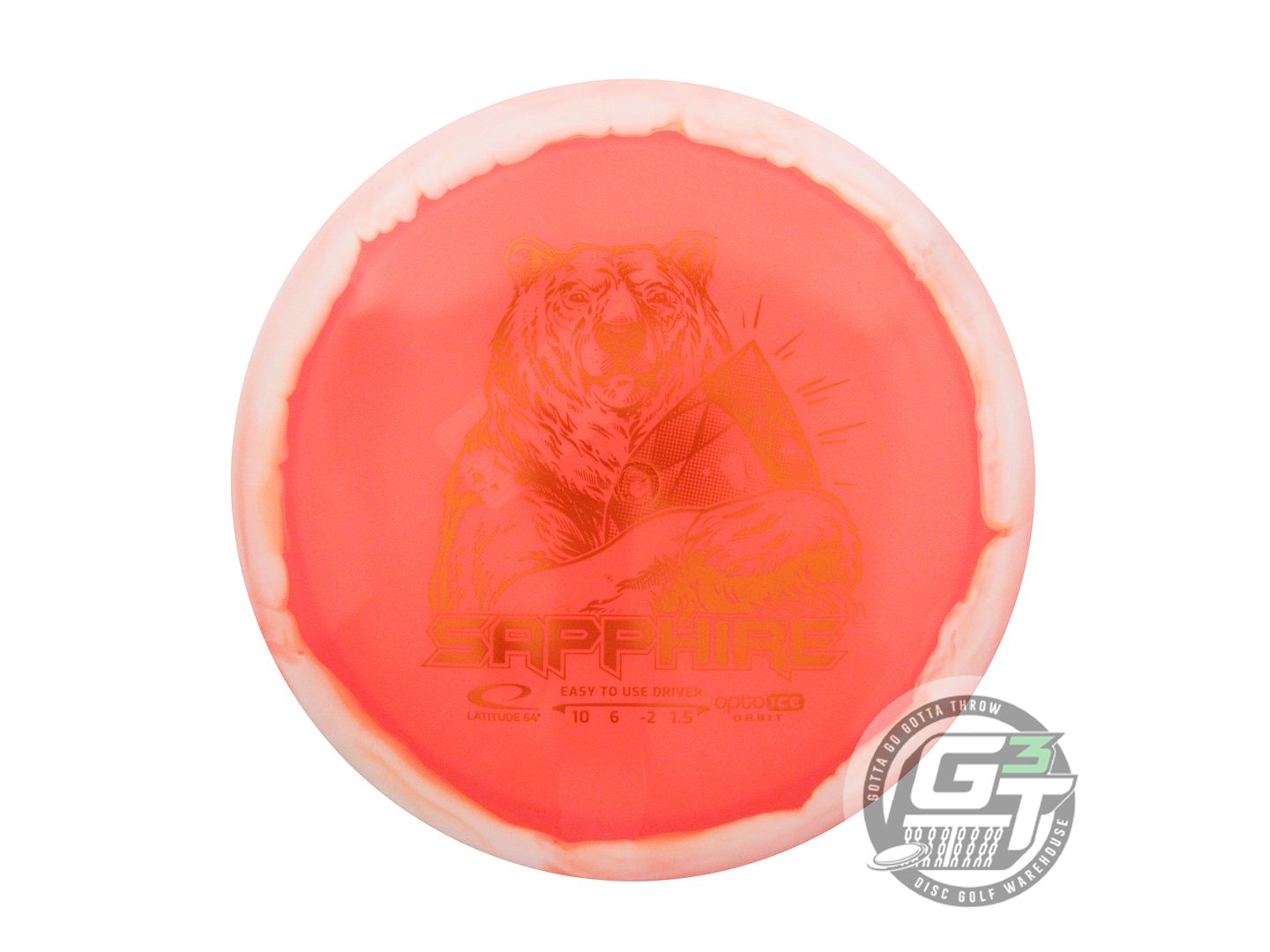 Latitude 64 Opto Ice Orbit Sapphire Distance Driver Golf Disc (Individually Listed)