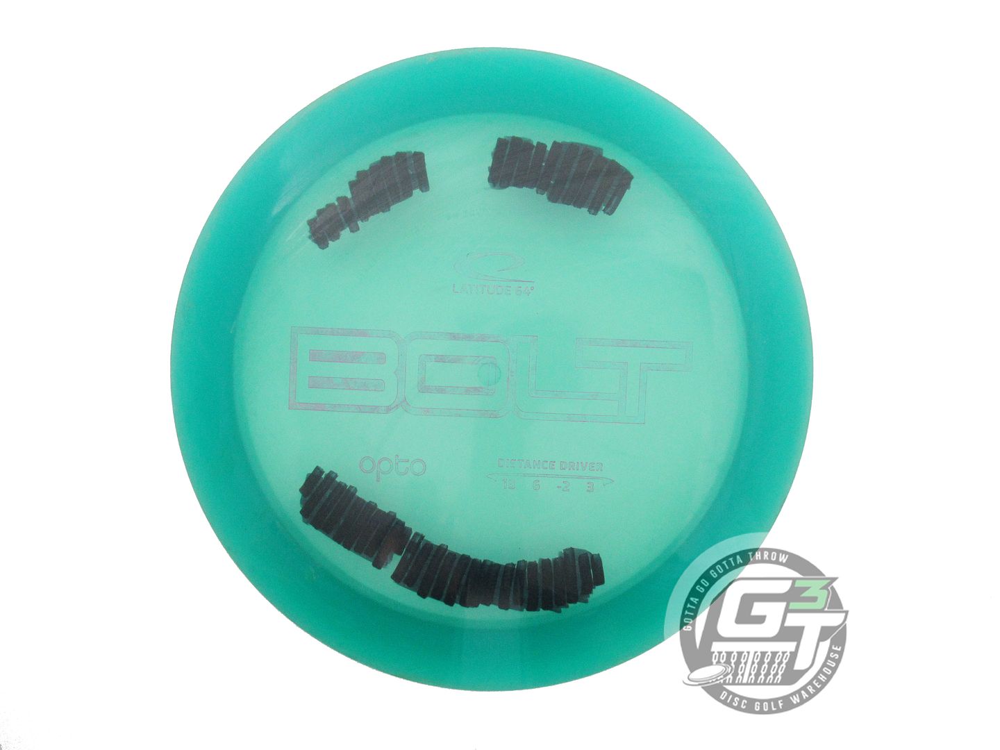 USED Latitude 64 Opto Bolt 173g Seafoam Wiped Stamp Distance Driver Golf Disc