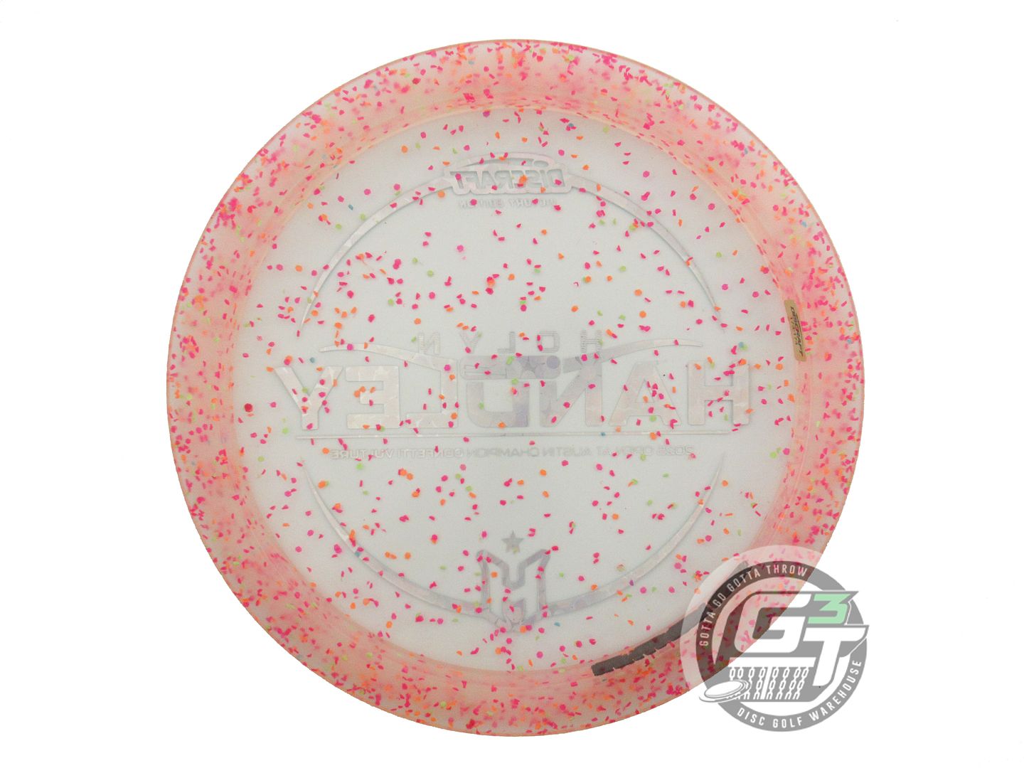 USED Discraft [HANDLEY] Confetti Z Vulture 175g Teal Flower Foil Driver Disc