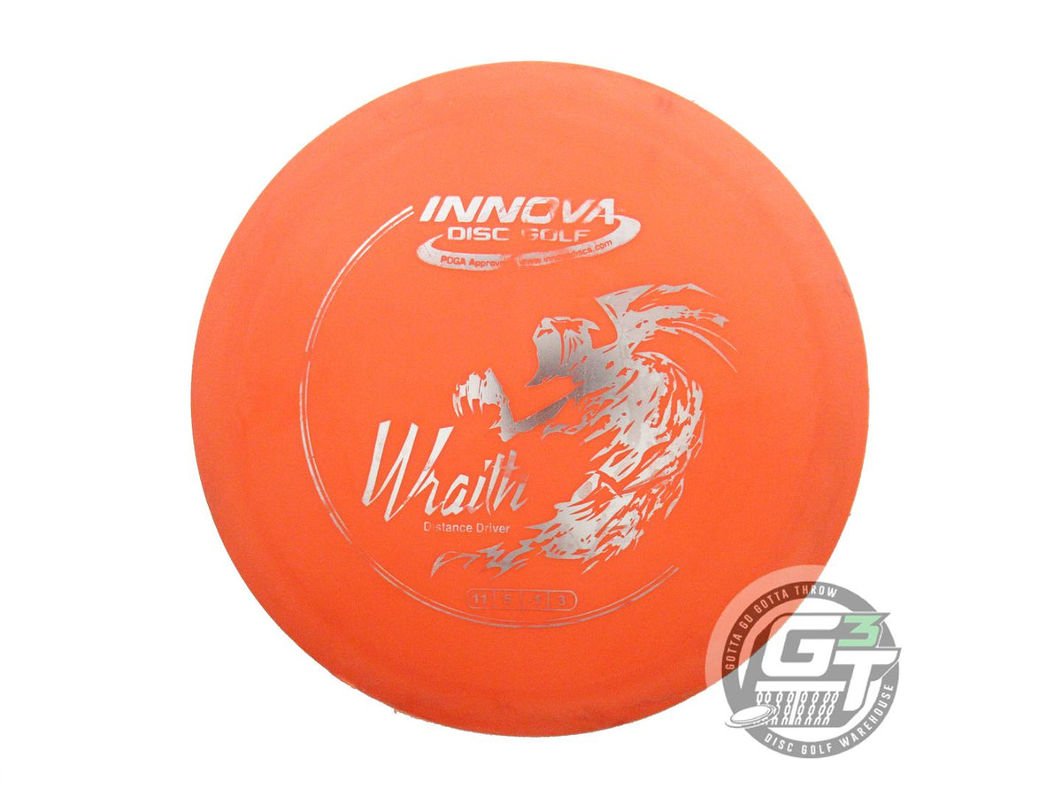 USED Innova DX Wraith 168g Orange Silver Foil Distance Driver Golf Disc