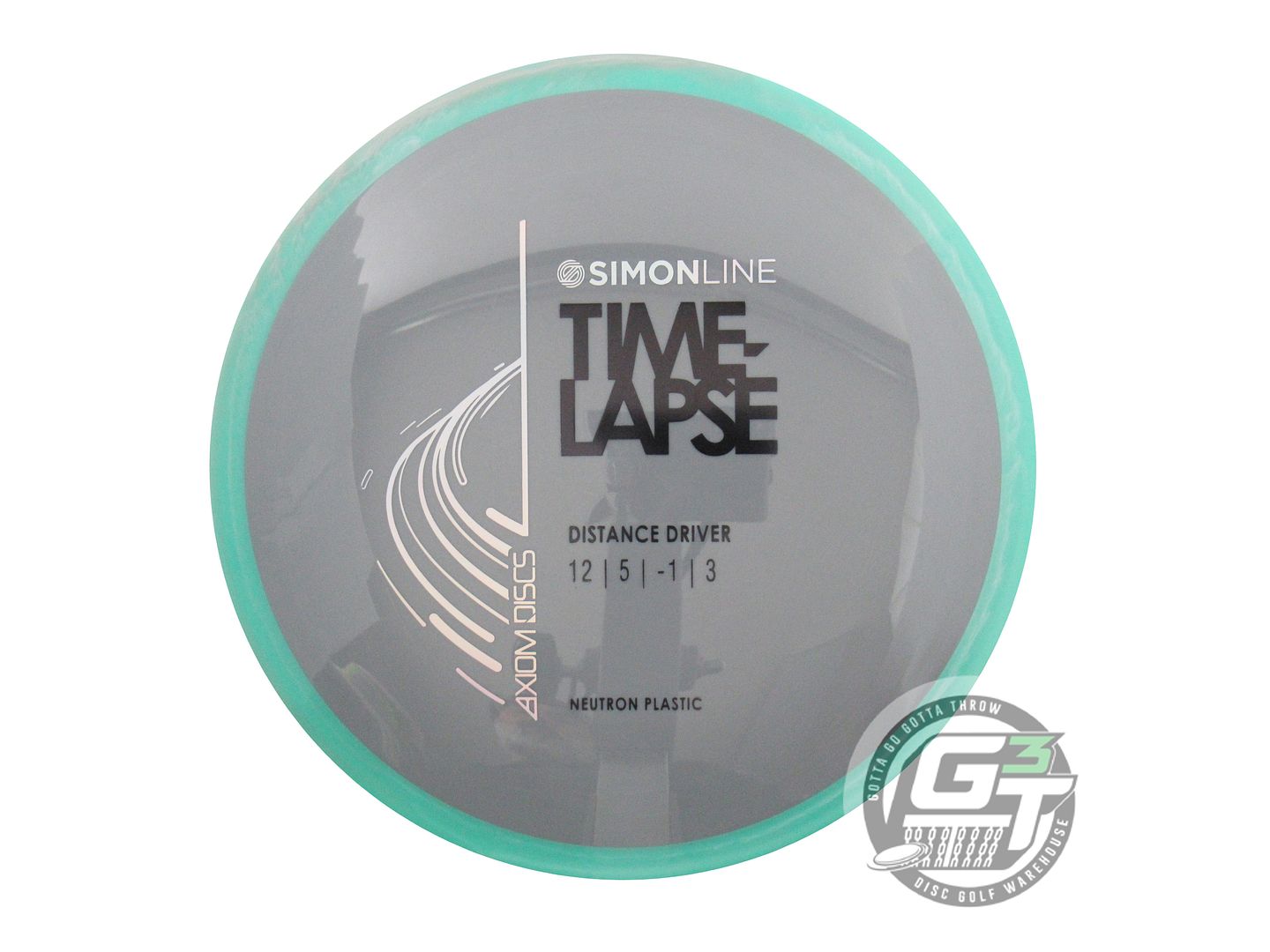 NOS Axiom Discs [LIZOTTE] Neutron Time Lapse 173g Gray Seafoam Rim Driver Disc