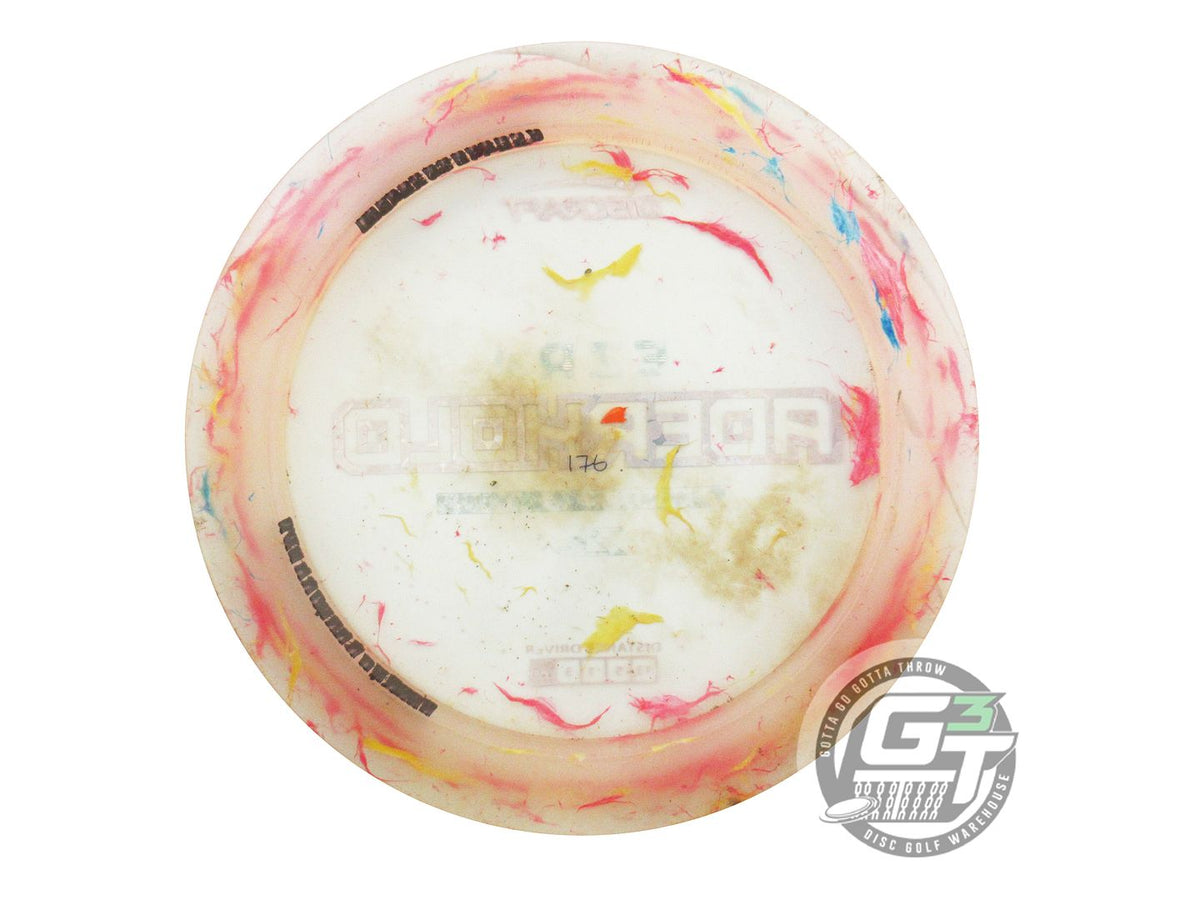 USED Discraft [ADERHOLD] Jawbreaker Z FLX Nuke 176g Pink Flower Foil Driver Disc