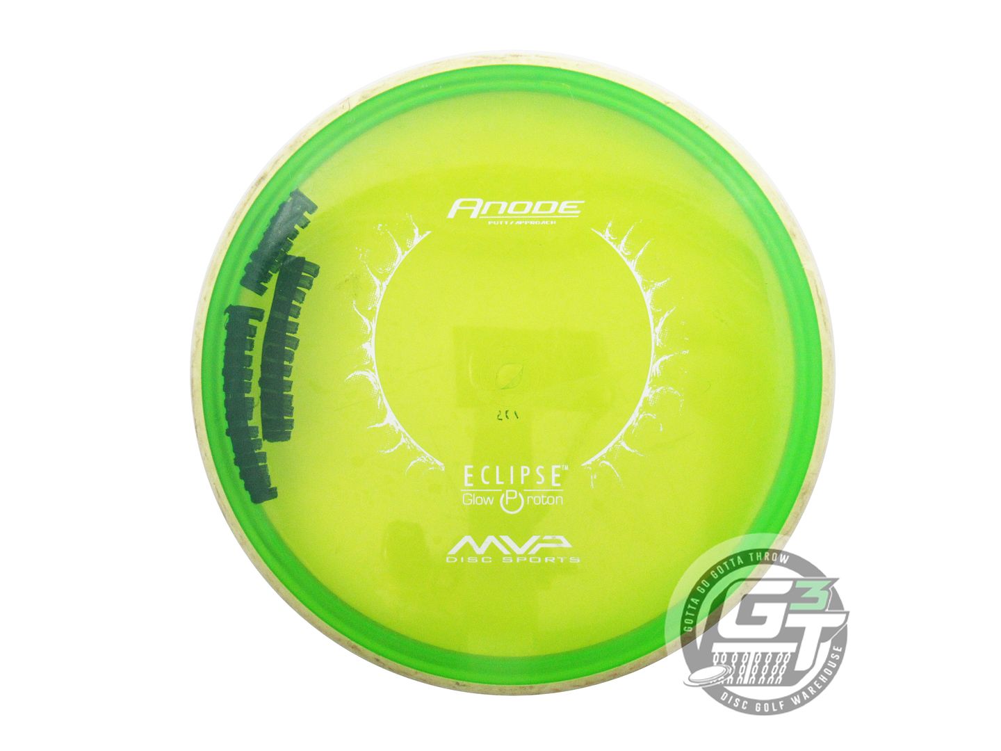 USED MVP Disc Sports Eclipse Proton Anode 173g Lime Green OOP Putter Golf Disc