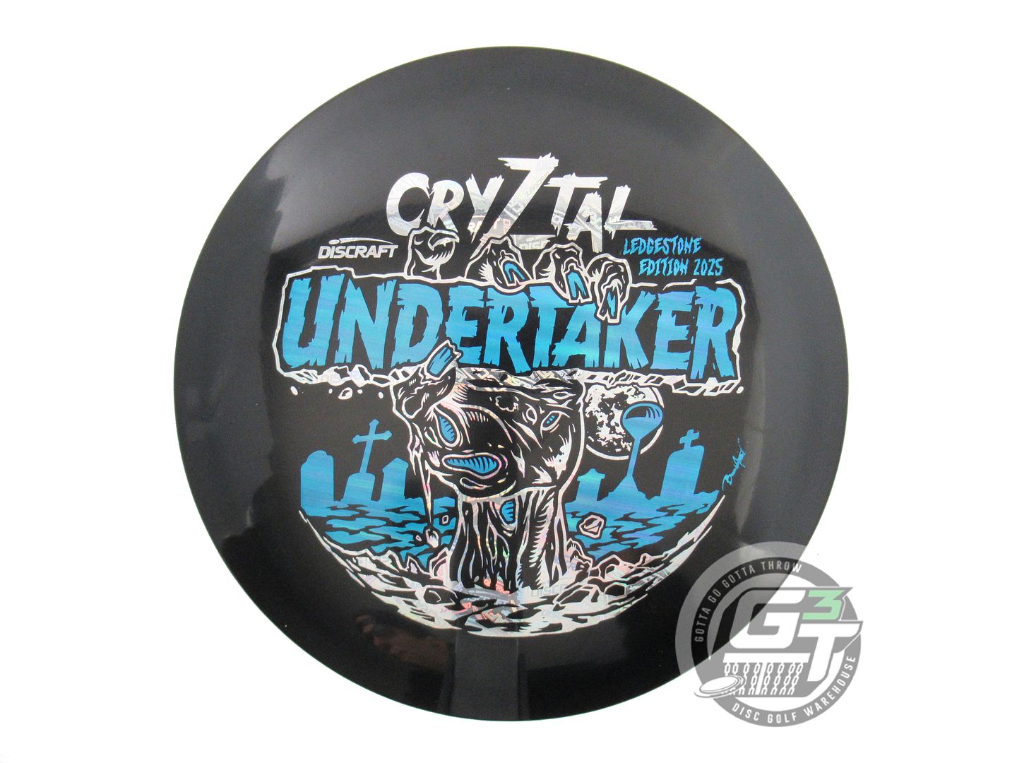 NOS Discraft [LEDGESTONE] CryZtal Sparkle Undertaker 174g Black Driver Disc