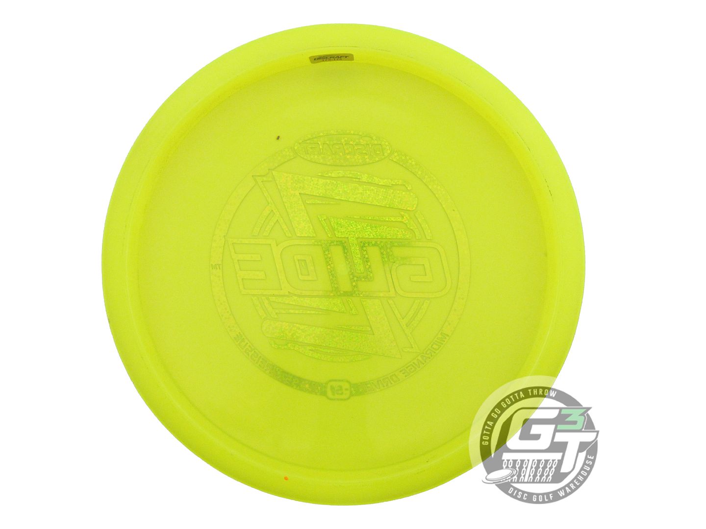 USED Discraft Classic Reissue Z Glide 174g Yellow Fireworks Foil Driver Disc