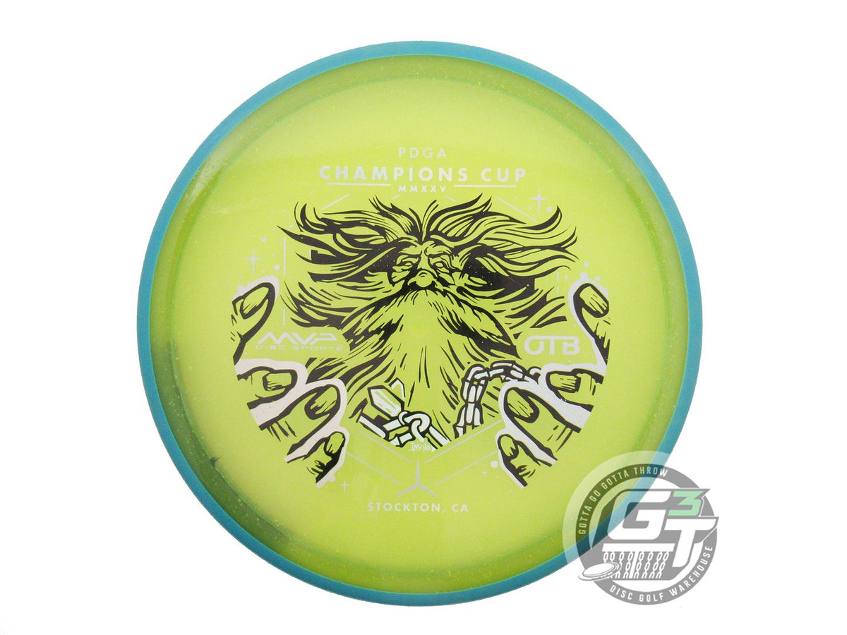 USED Axiom Discs Particle Glow Proton Hex 177g Yellow Blue Rim Midrange Disc