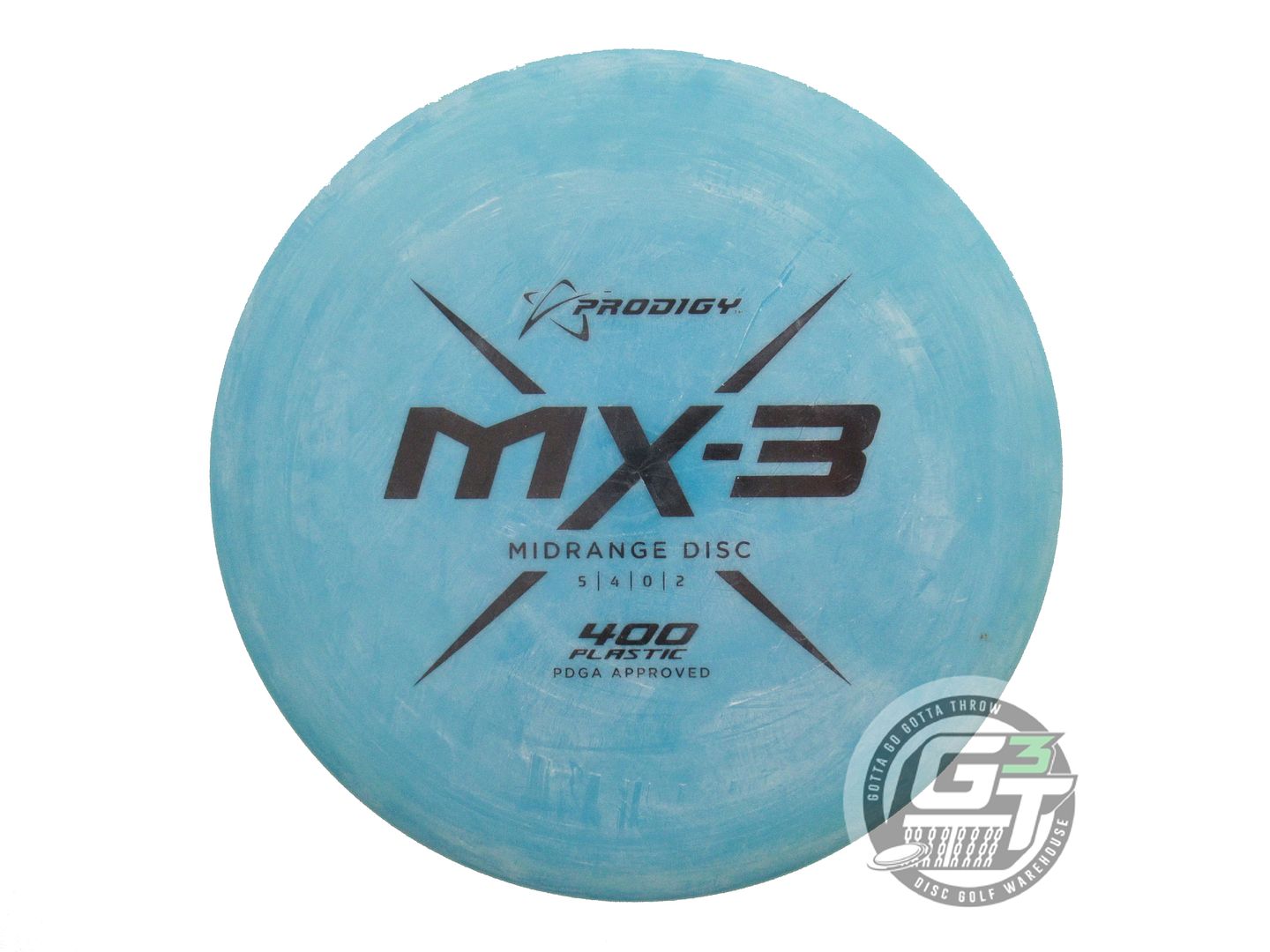 USED Prodigy Discs 400 MX3 177g Teal Black Stamp CHALKY Midrange Golf Disc