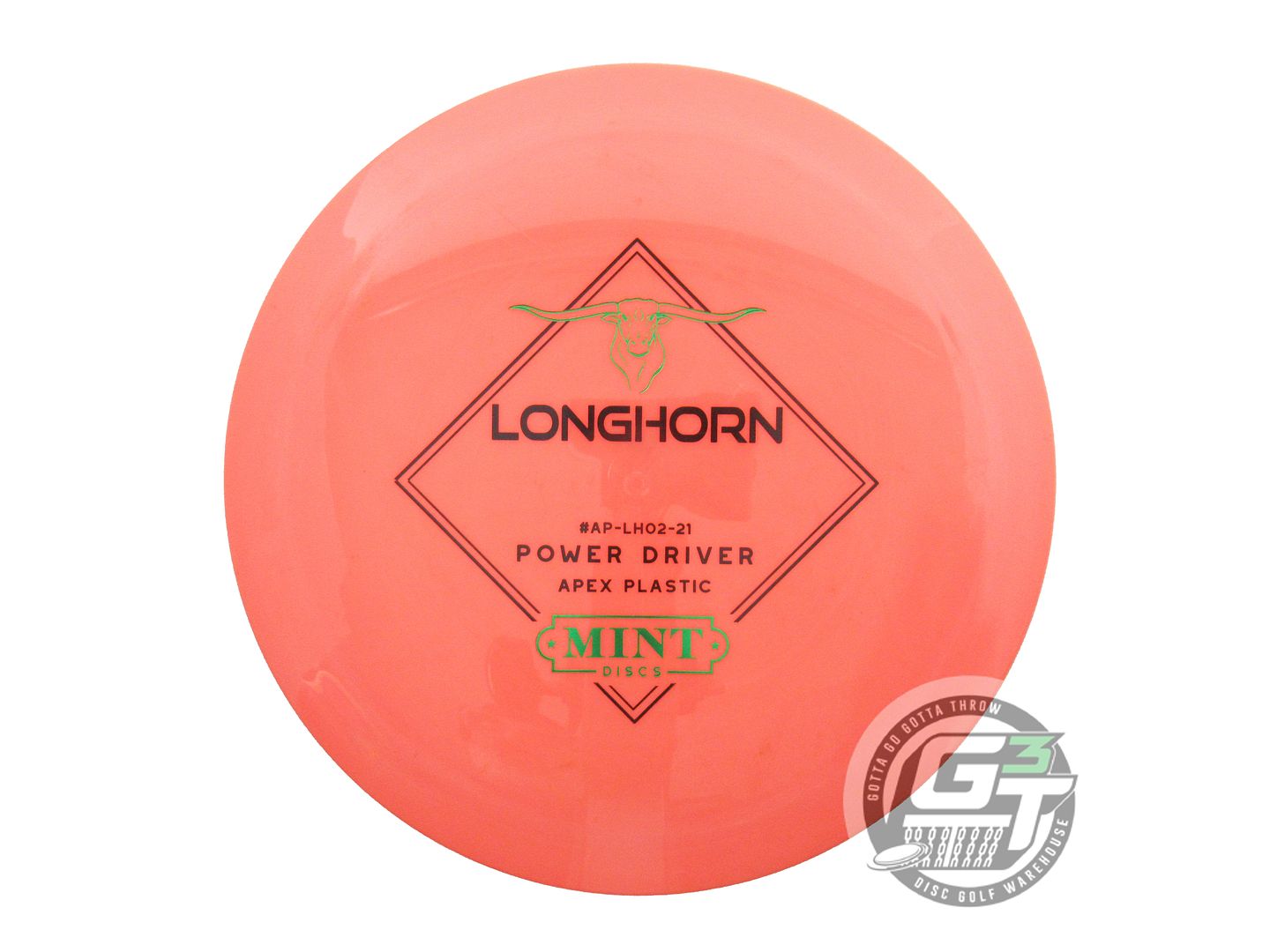 USED Mint Discs Apex Longhorn 167g Peach Distance Driver Golf Disc