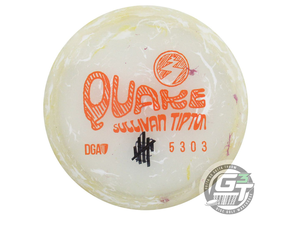USED DGA [TIPTON] Granite Blend Quake 178g Orange Stamp Midrange Golf Disc