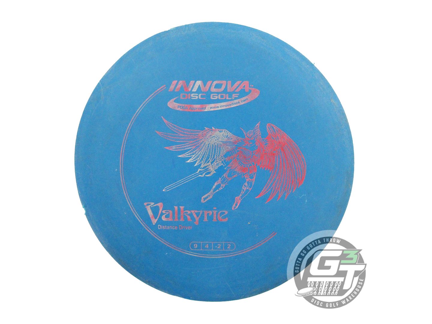 USED Innova DX Valkyrie 167g Blue Red Foil Distance Driver Golf Disc