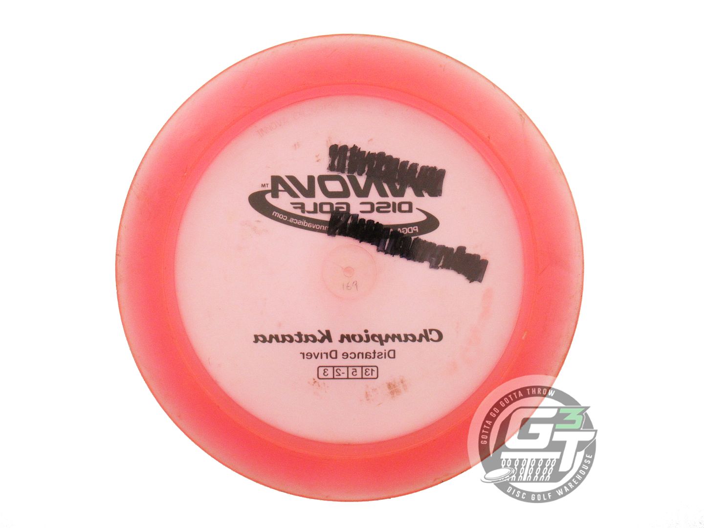 USED Innova Champion Katana 169g Pink Black Stamp Distance Driver Golf Disc