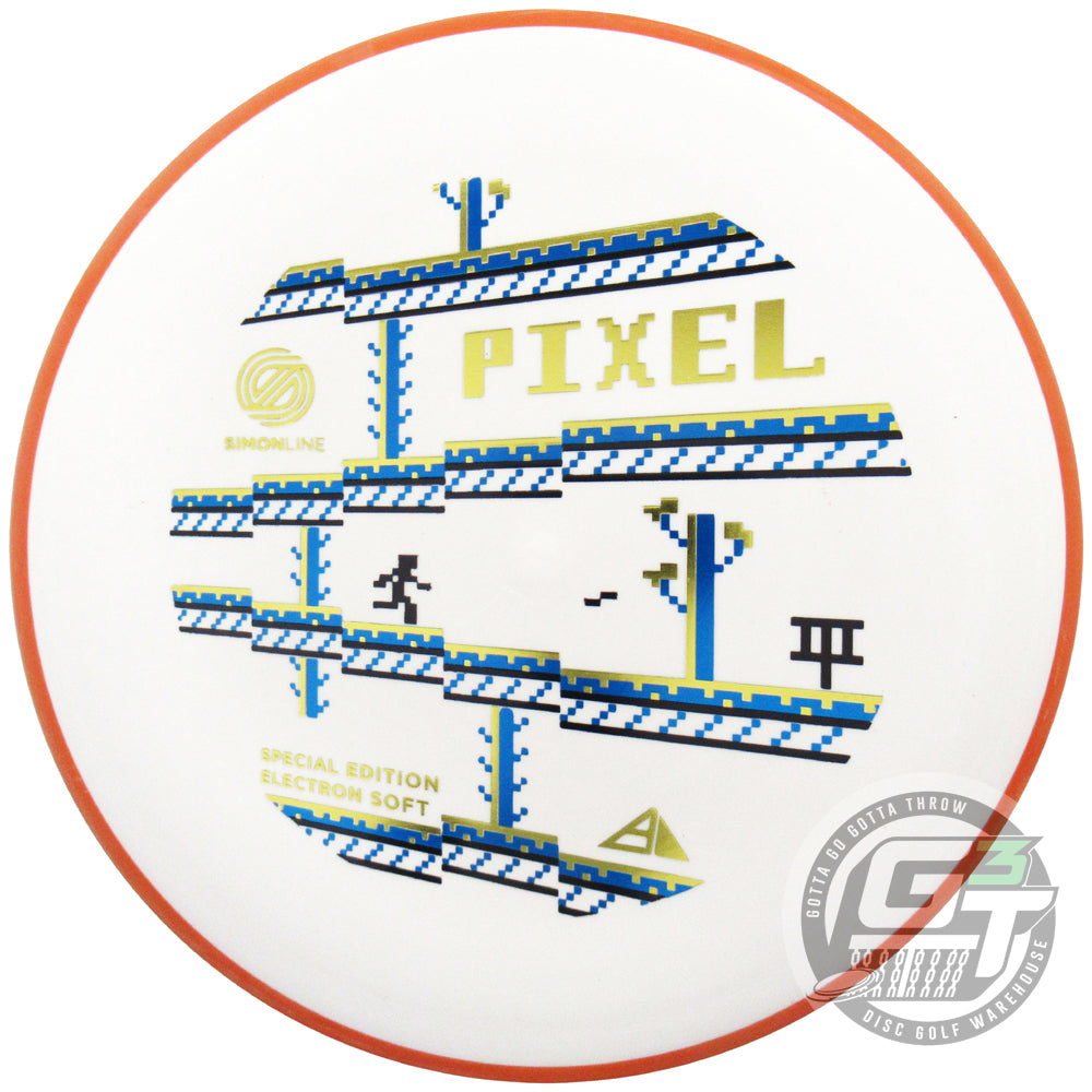 PRE-ORDER Axiom Special Edition Simon Lizotte Simon Line Electron Soft Pixel Putter Golf Disc (Release Date 2/16/24)