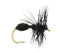 Wild Water Fly Fishing Winged Black Ant, Size 12, Qty. 6