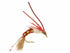 Wild Water Fly Fishing Woven Brown Caddis with Rubber Legs, Size 10, Qty. 6