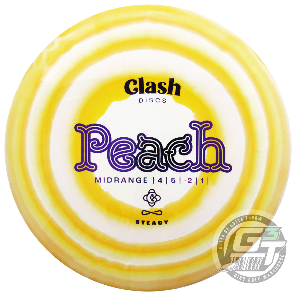 Clash Steady Ring Peach Midrange Golf Disc