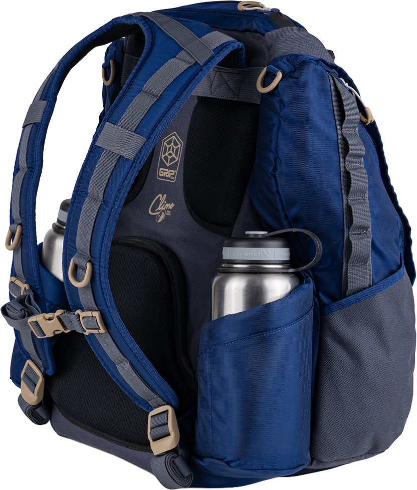 Climo Disc Golf GripEQ Ken Climo ATS Signature Series Backpack Disc Golf Bag
