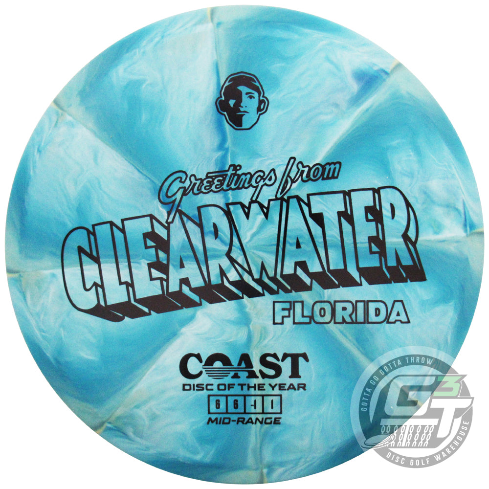 Climo Limited Edition Disc of the Year Swirl LE Blend Coast Midrange Golf Disc
