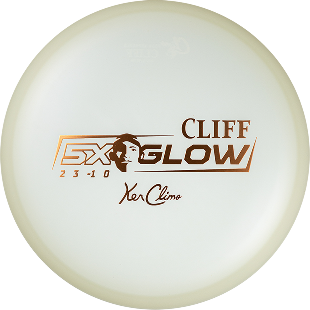 Climo 5X Glow Victory Line Cliff Putter Golf Disc