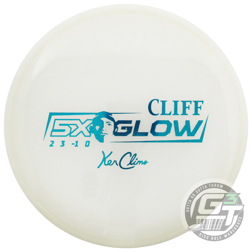 Climo 5X Glow Victory Line Cliff Putter Golf Disc
