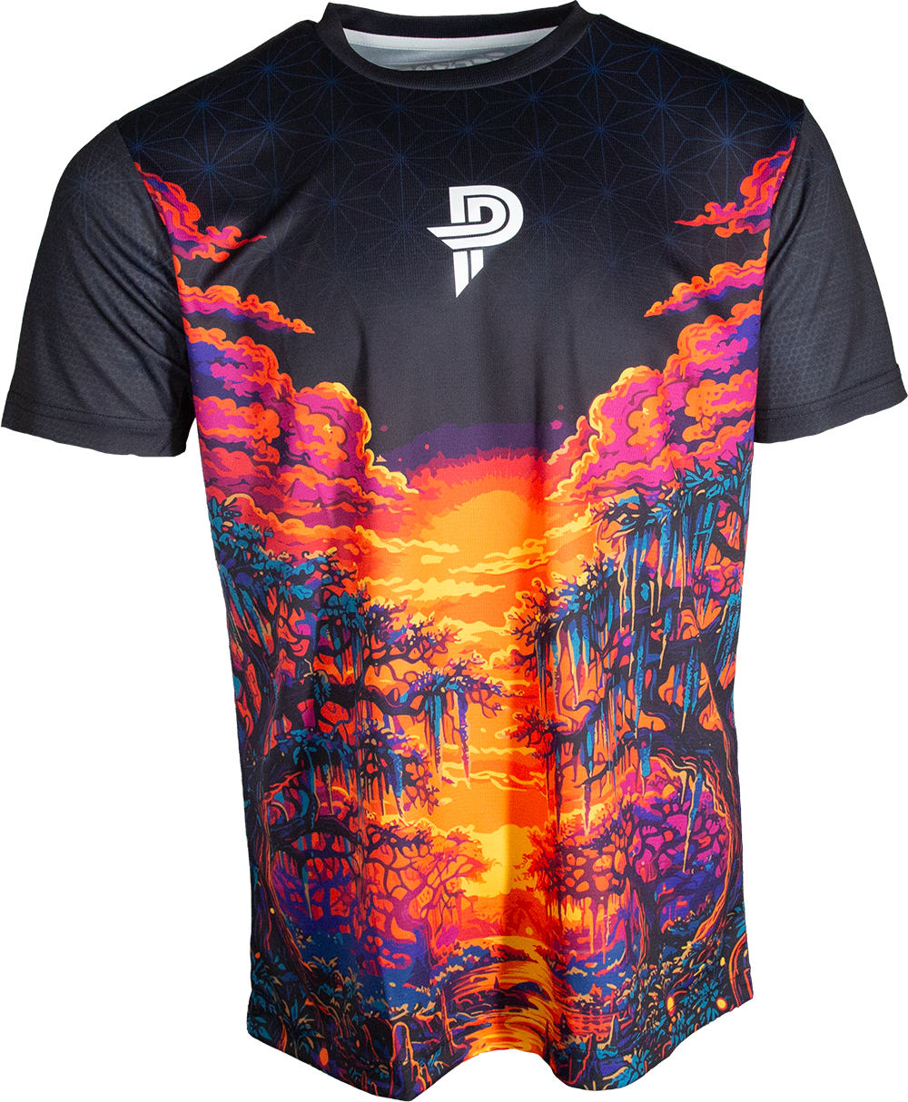 Discraft Paige Pierce Forest Sublimated Short Sleeve Performance Disc Golf Jersey