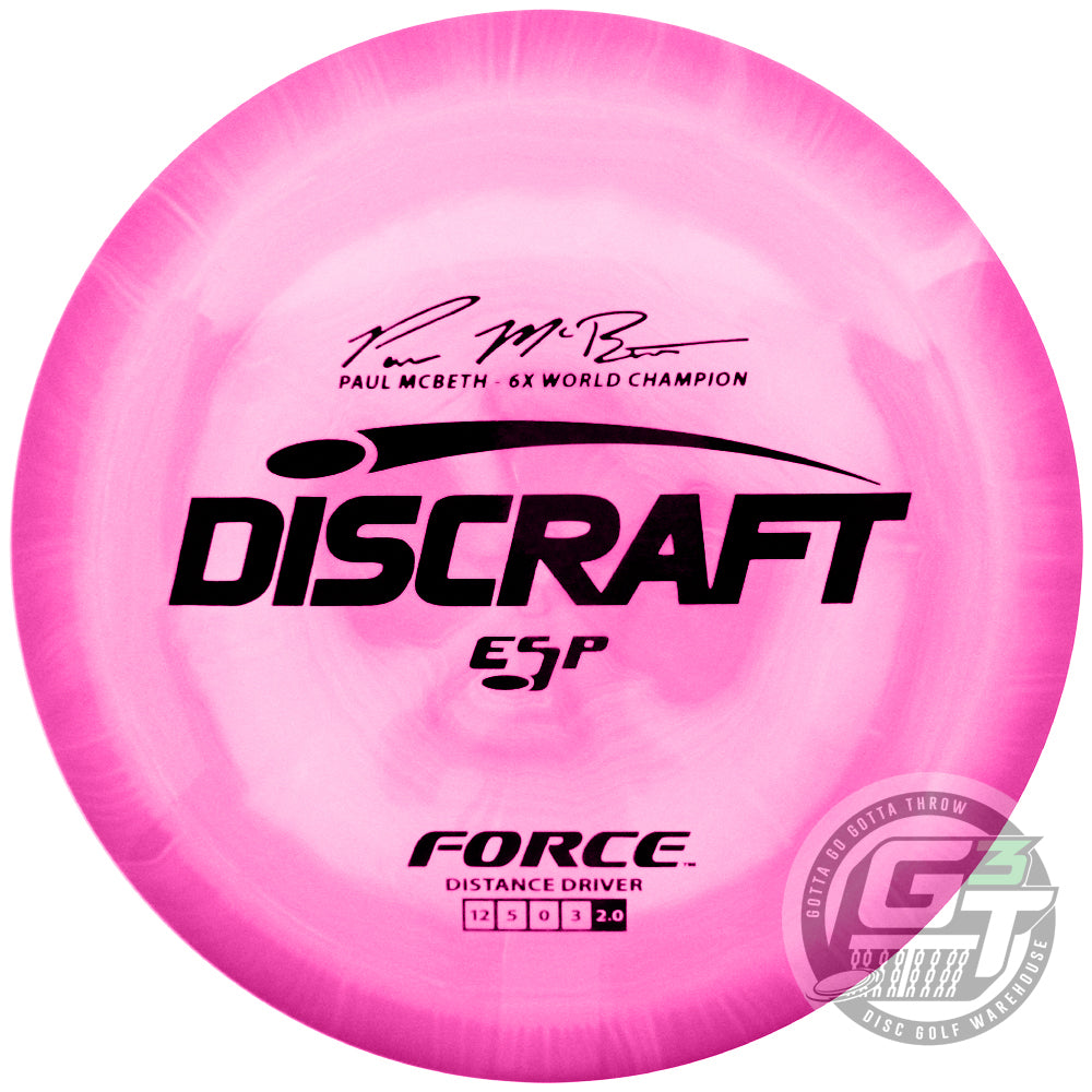 Discraft ESP Force [Paul McBeth 6X] Distance Driver Golf Disc