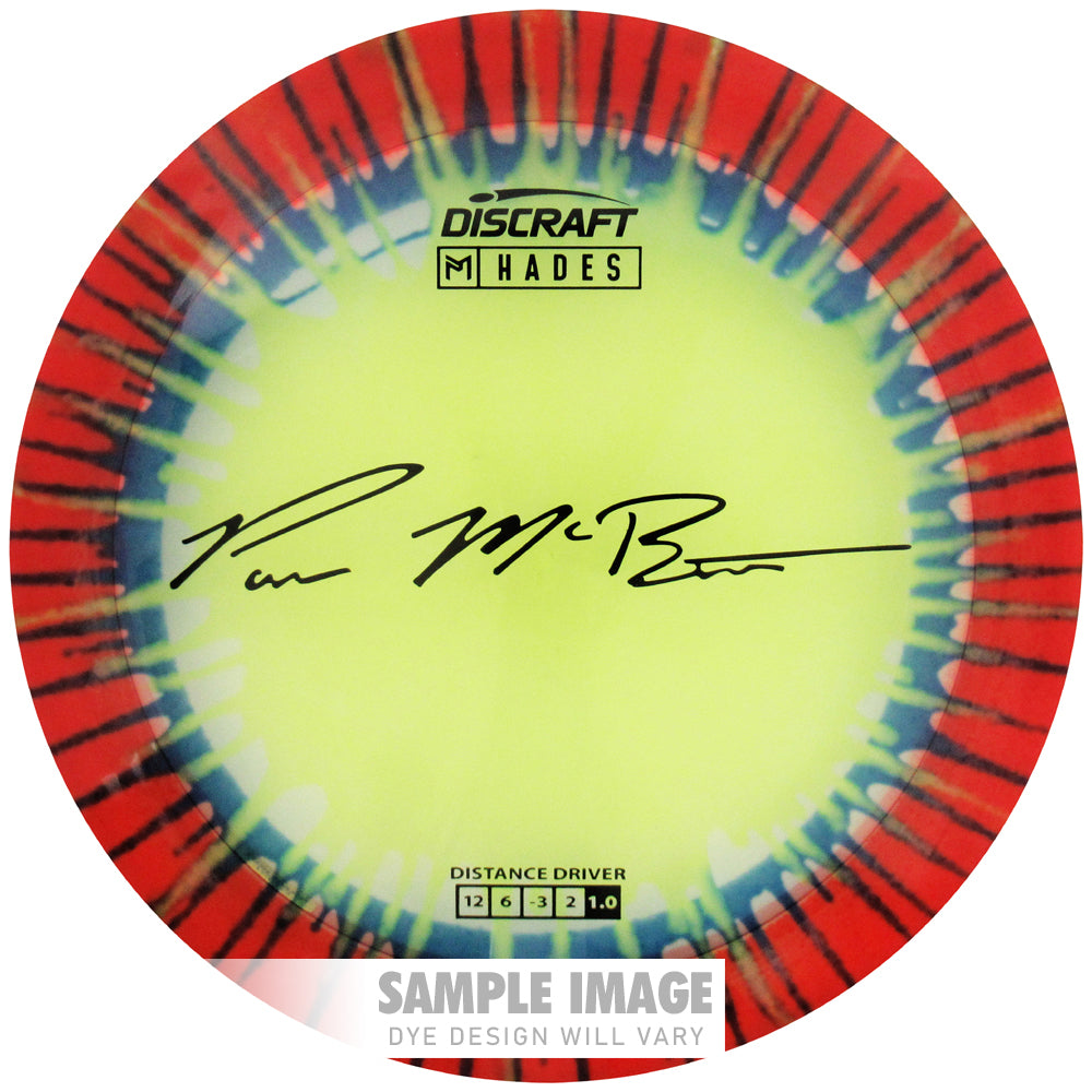 Discraft Paul McBeth Signature Fly Dye Elite Z Hades Distance Driver Golf Disc