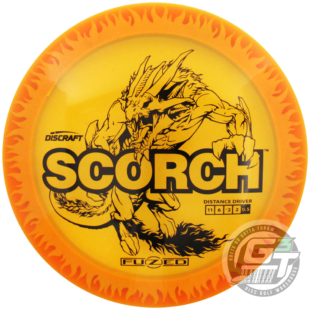 Discraft FuZed Line Scorch w/ Flame Pattern Distance Driver Golf Disc (Limit 5 Per Customer)