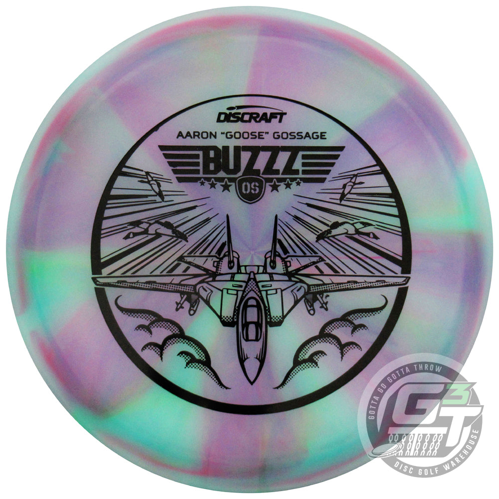 Discraft Limited Edition 2023 Elite Team Aaron Gossage Swirl Elite Z Buzzz OS Midrange Golf Disc