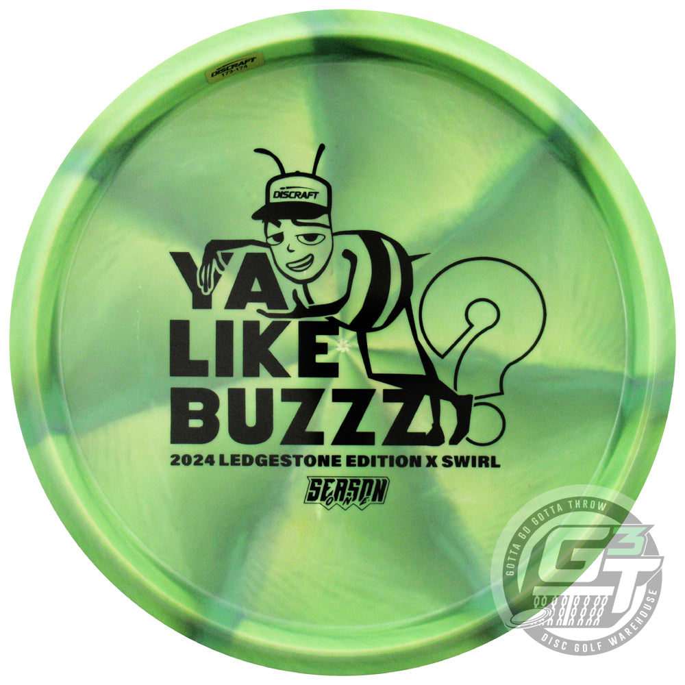 Discraft Limited Edition 2024 Ledgestone Open Swirl Elite X Buzzz Midrange Golf Disc