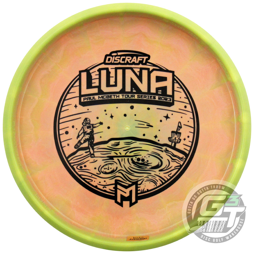 Discraft Limited Edition 2023 Tour Series Paul McBeth Luna Character Stamp Swirl ESP Luna Putter Golf Disc