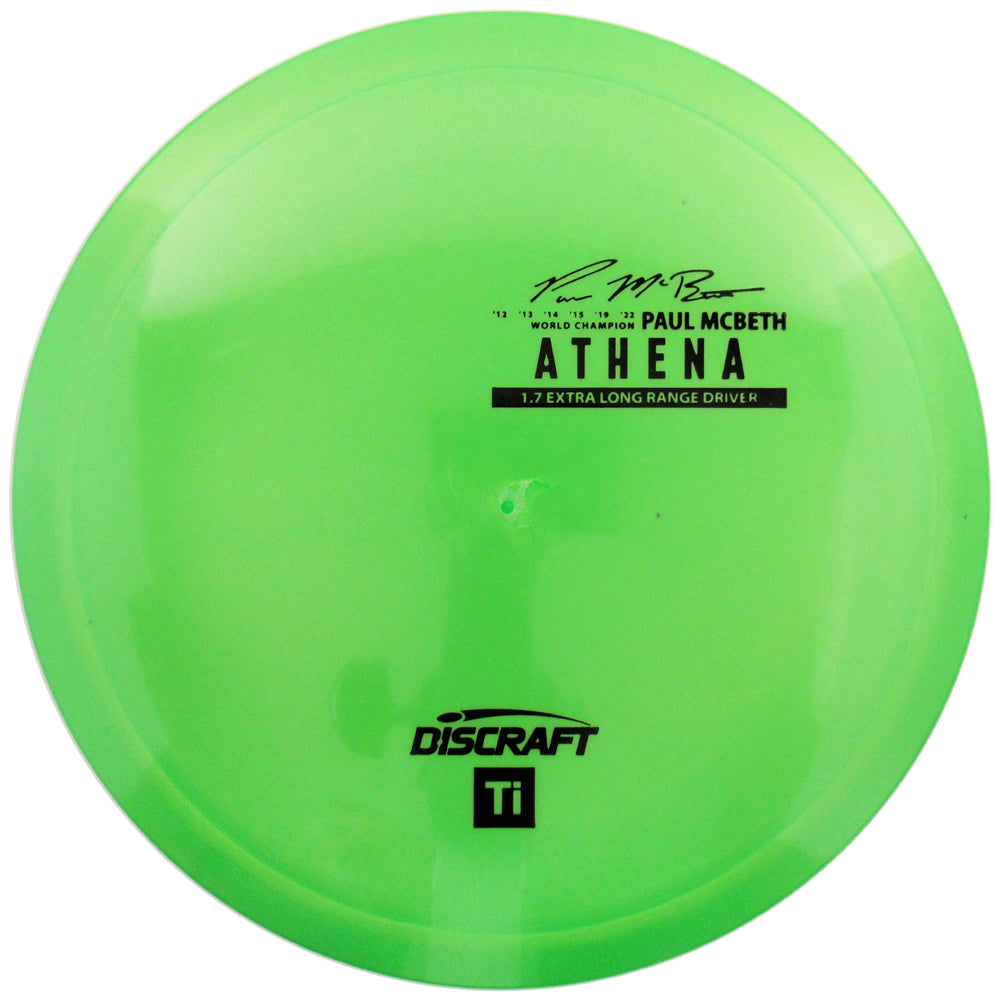 Discraft Limited Edition 2024 Elite Team Paul McBeth Titanium Athena Fairway Driver Golf Disc