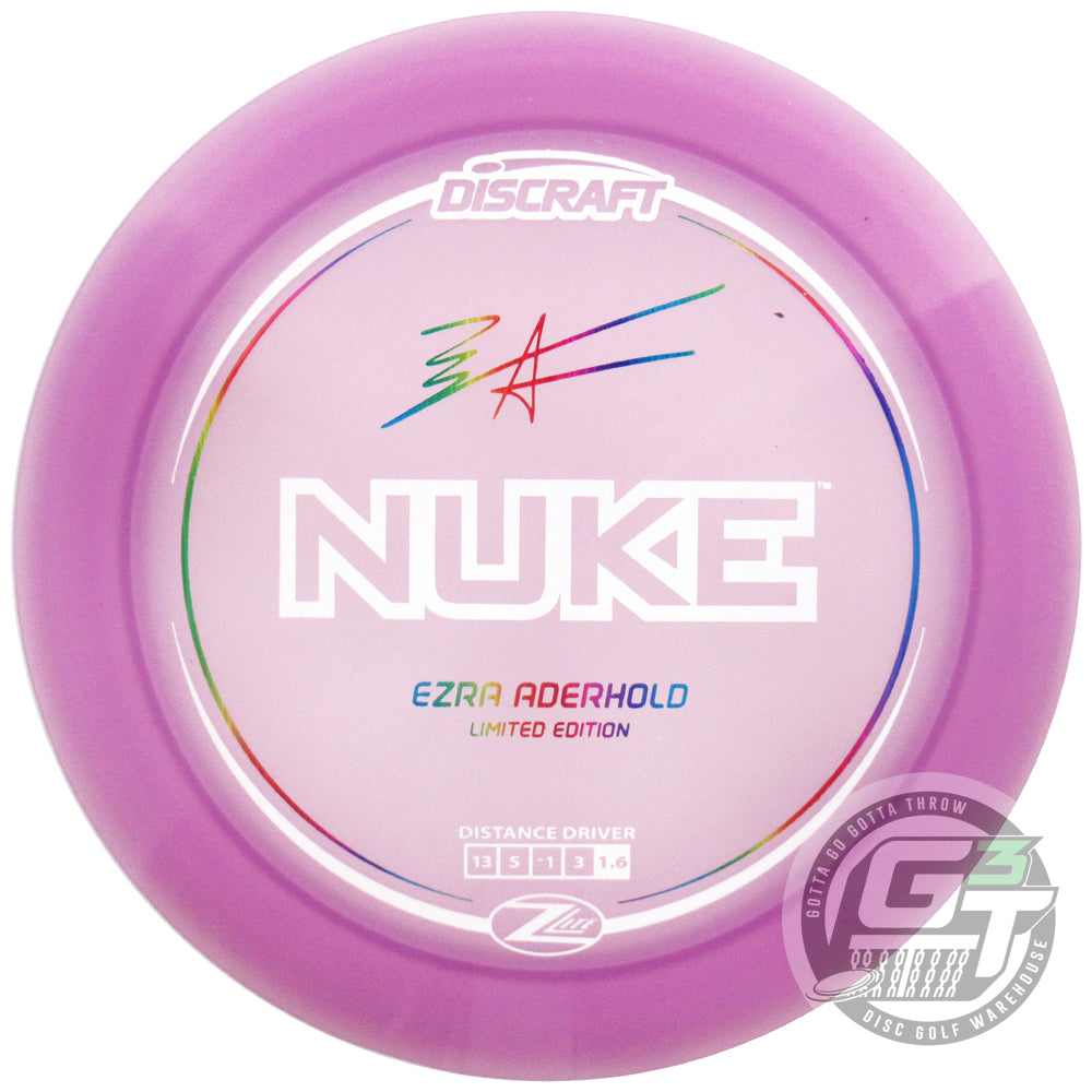 Discraft Limited Edition 2024 Elite Team Ezra Aderhold Z Lite Nuke Distance Driver Golf Disc