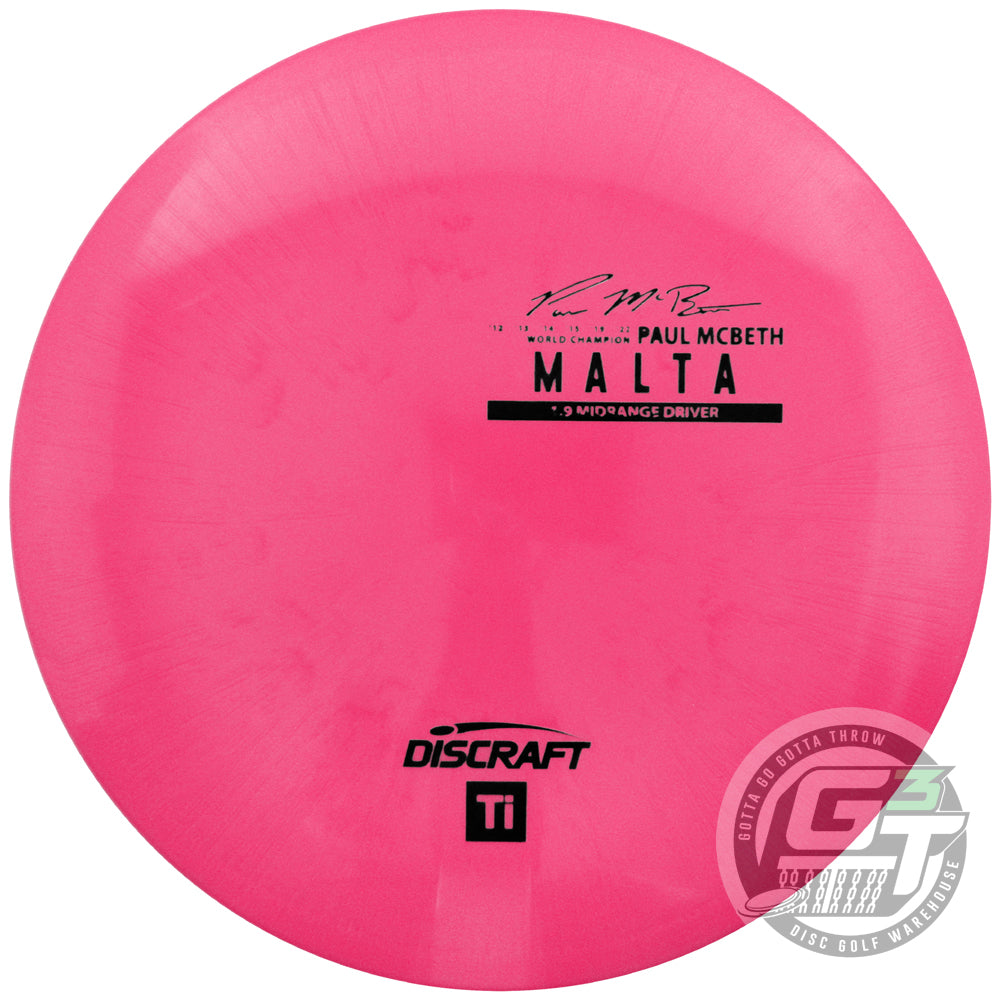 Discraft Limited Edition 2024 Elite Team Paul McBeth Titanium Malta Midrange Golf Disc