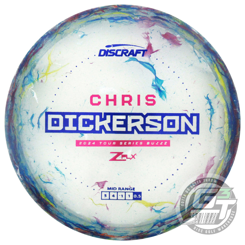 PRE-ORDER Discraft Limited Edition 2024 Tour Series Chris Dickerson Jawbreaker Elite Z FLX Buzzz Midrange Golf Disc