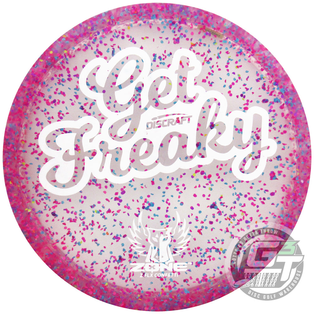 Discraft Limited Edition Brodie Smith Get Freaky Confetti Z FLX Zone Putter Golf Disc