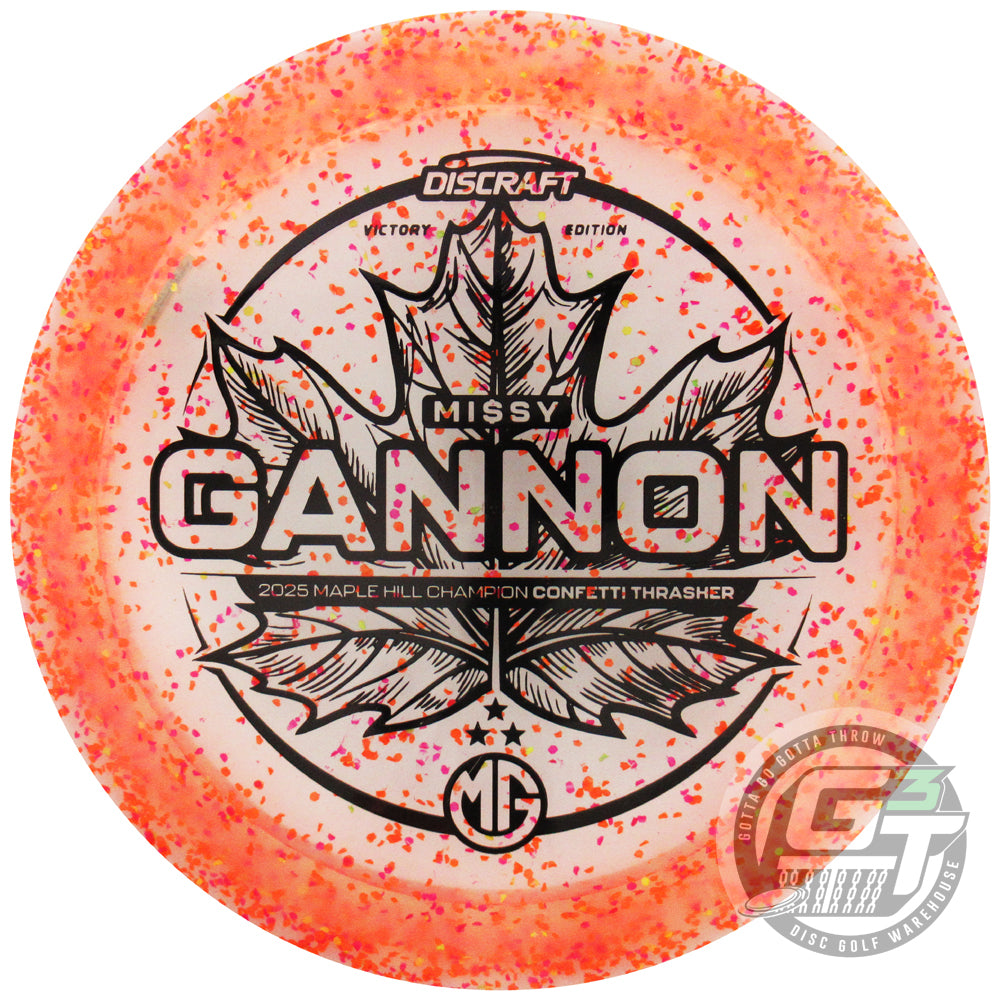 Discraft Limited Edition Victory Edition 2025 MVP Open Champion Missy Gannon Confetti Elite Z Thrasher Distance Driver Golf Disc