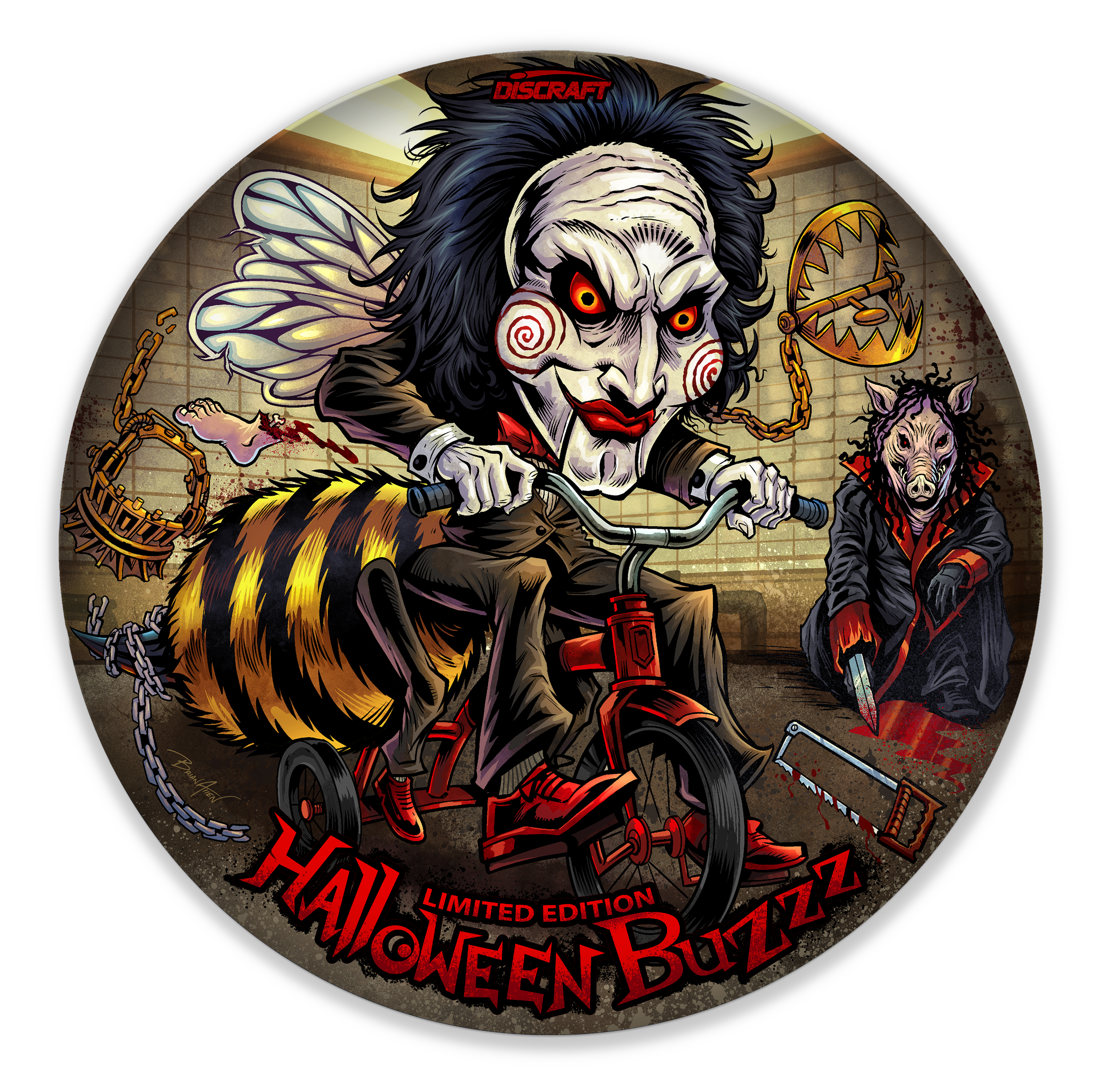 Discraft Limited Edition 2026 Halloween SuperColor ESP Buzzz Midrange Golf Disc
