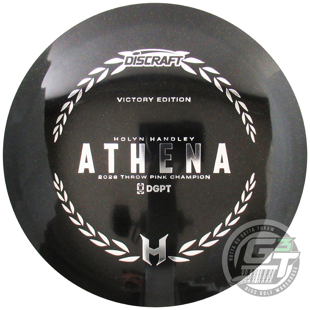 Discraft Limited Edition Victory Edition 2026 Throw Pink Women's Disc Golf Champion Holyn Handley Midnight Shimmer Elite Z Athena Fairway Driver Golf Disc