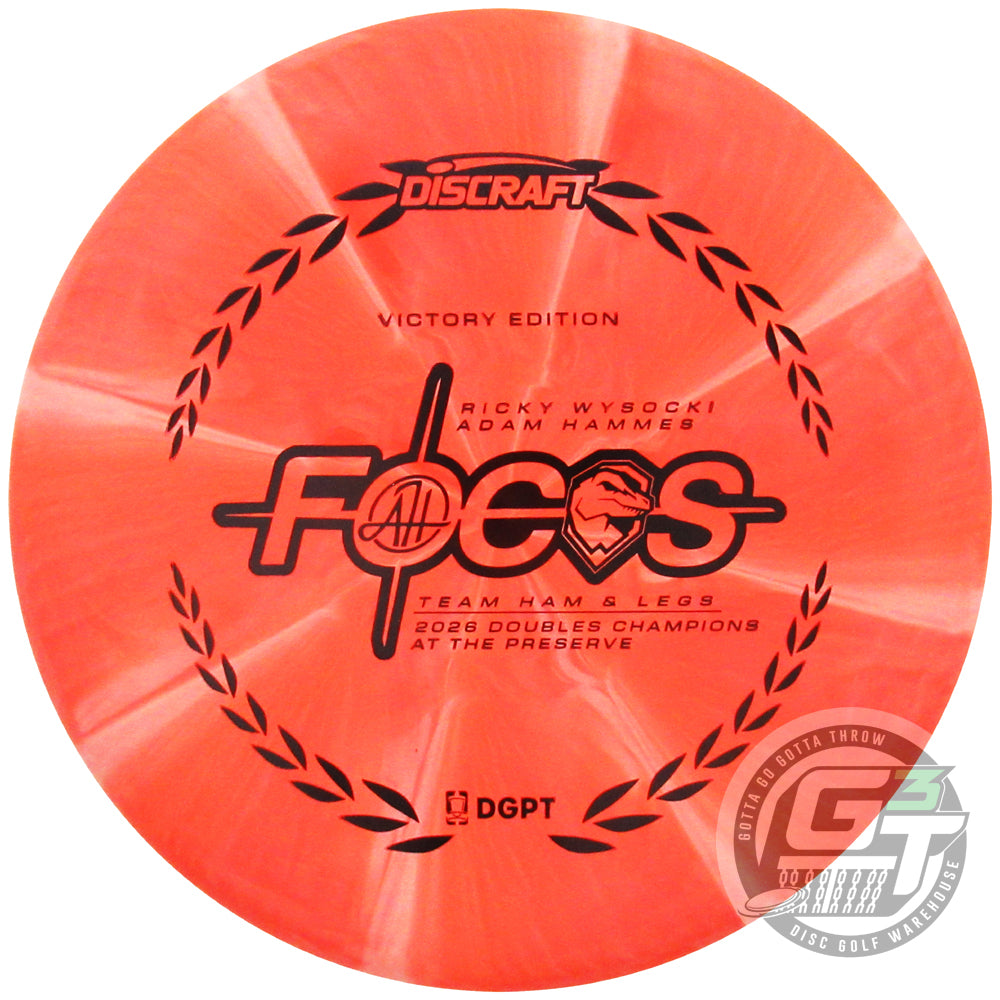 Discraft Limited Edition Victory Edition 2026 DGPT Doubles At the Preserve Champions Ricky Wysocki x Adam Hammes Swirl CT Crazy Tuff Focus Putter Golf Disc