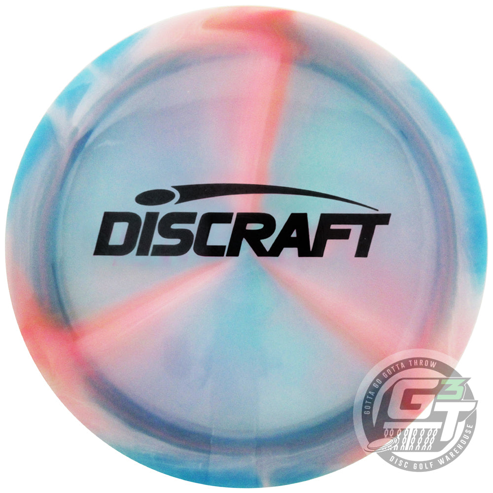 Discraft Limited Edition Logo Barstamp Swirl Elite Z Nuke Distance Driver Golf Disc