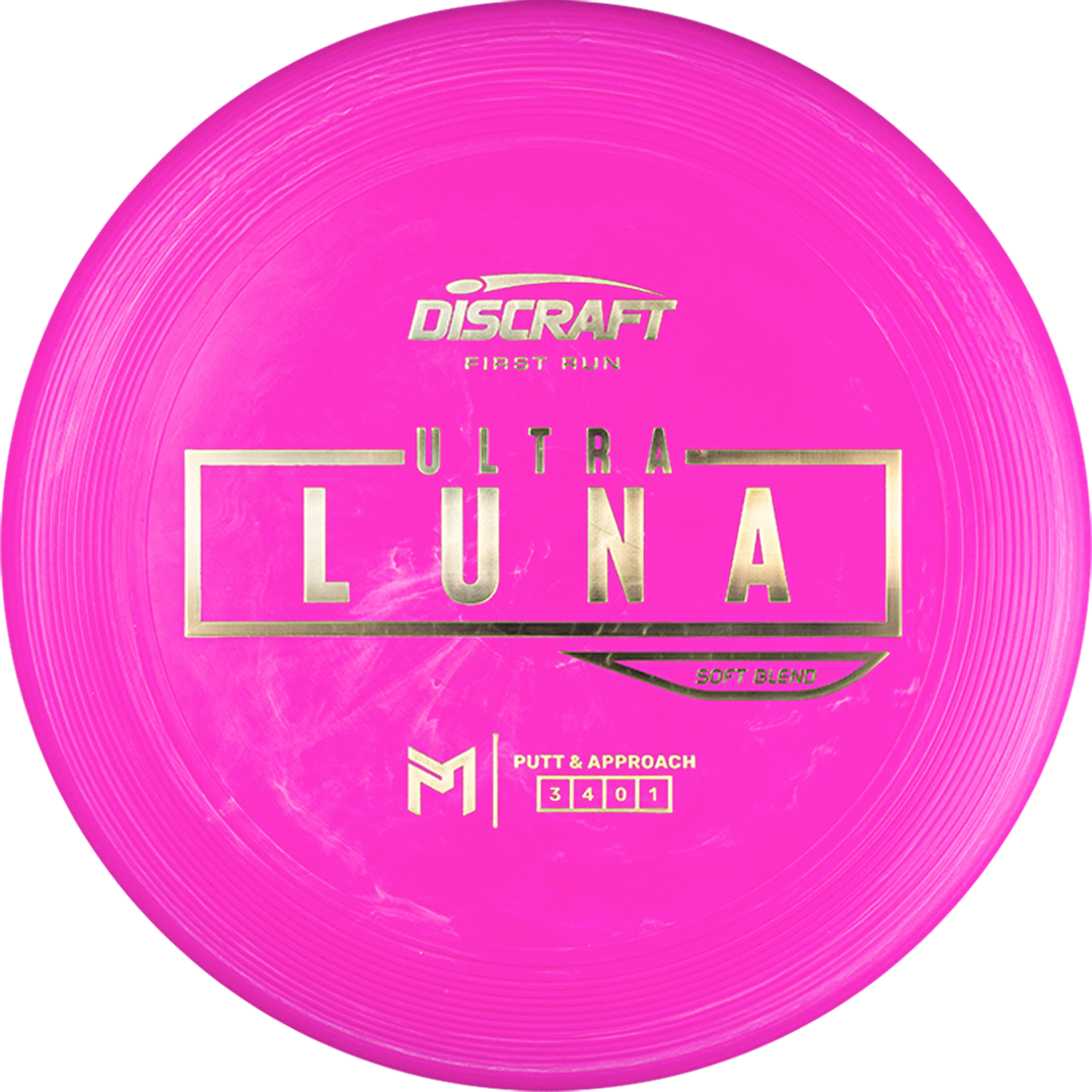 Discraft Limited Edition First Run Paul McBeth Signature Putter Line Soft UltraLuna Putter Golf Disc