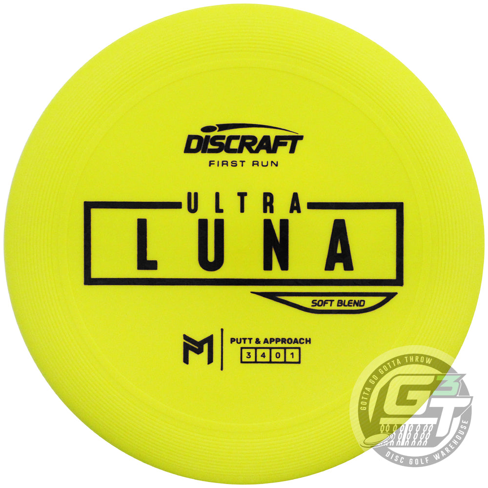 Discraft Limited Edition First Run Paul McBeth Signature Putter Line Soft UltraLuna Putter Golf Disc