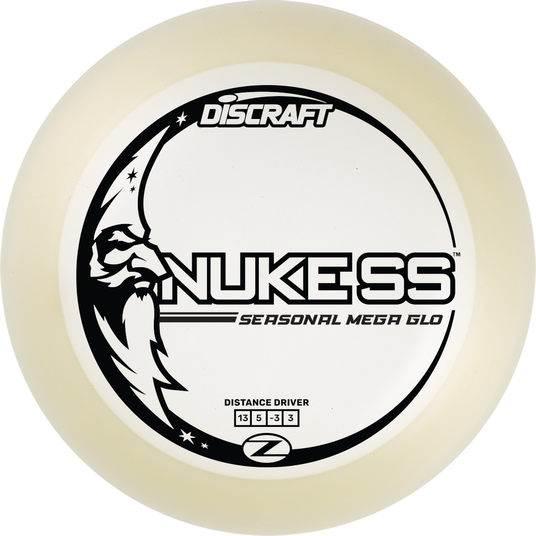Discraft Seasonal Mega Glo Z Nuke SS Distance Driver Golf Disc