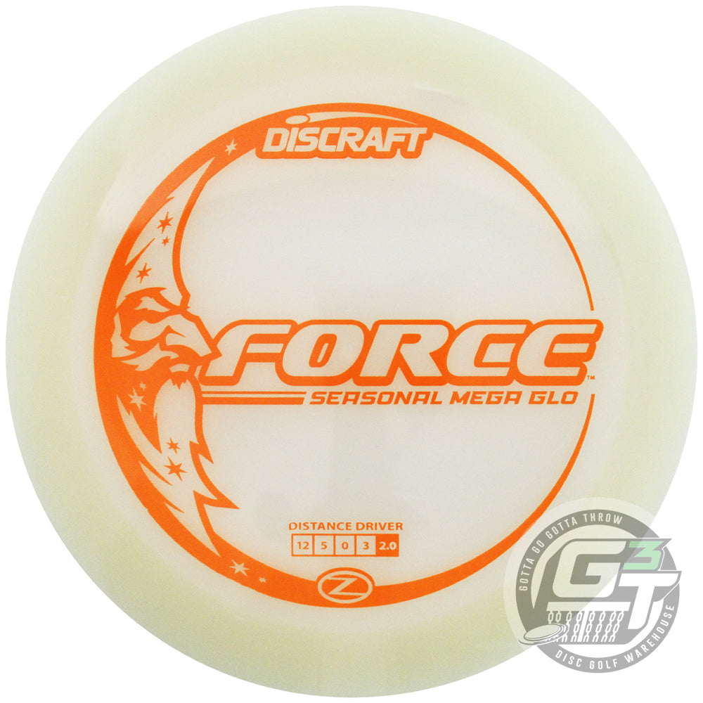 Discraft Seasonal Mega Glo Z Force Distance Driver Golf Disc